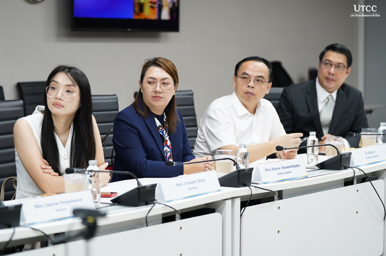 พิธีลงนามความร่วมมือ ระหว่าง มหาวิทยาลัยหอการค้าไทย กับ University of Chester ประเทศอังกฤษ