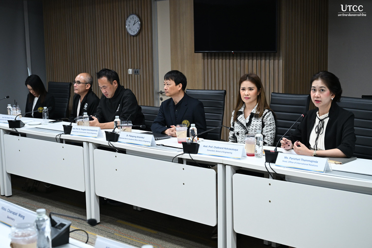 พิธีลงนามความร่วมมือ ระหว่าง มหาวิทยาลัยหอการค้าไทย กับ University of Chester ประเทศอังกฤษ