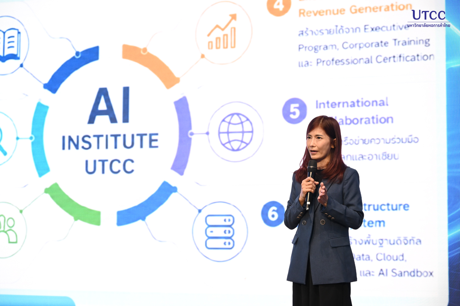 ม.หอการค้าไทย เปิดโครงการ UTCC AI Institute ศูนย์กลางการพัฒนา AI เพื่อธุรกิจ พร้อมลงนาม MOU พันธมิตรทั้งระบบนิเวศ